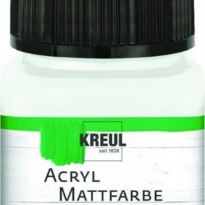 Kreul Acryl Mattfarbe pastellweiß, 20 ml