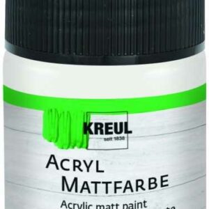 Kreul Acryl Mattfarbe pastellweiß, 50 ml