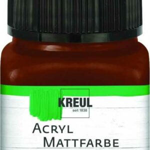 Kreul Acryl Mattfarbe schokobraun, 20 ml