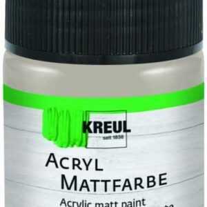 Kreul Acryl Mattfarbe silber, 50 ml