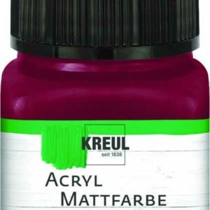 Kreul Acryl Mattfarbe weinrot, 20 ml