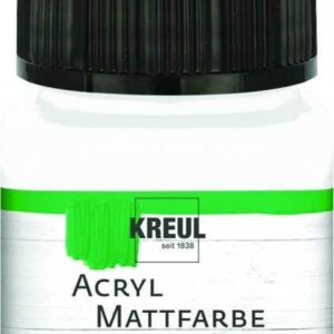 Kreul Acryl Mattfarbe weiß, 20 ml