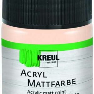 Kreul Acryl Mattfarbe zartrosa, 50 ml