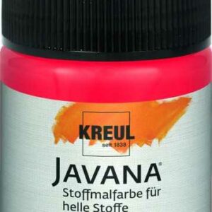 Kreul Stoffmalfarbe für helle Stoffe hellrot, 50 ml