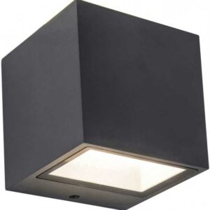 Lutec LED Außenwandleuchte Gemini anthrazit, Up- & Downlight