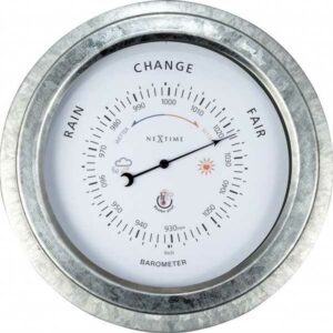 Nextime Barometer 4303GA Orchid Ø22cm aus verzinktem Metall