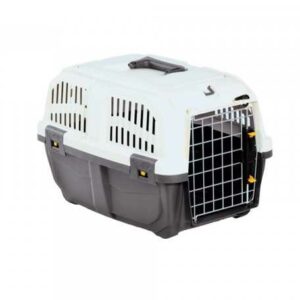 Nobby Hunde-Transportbox Skudo 3 IATA 60 x 40 x 39 cm, grau- creme