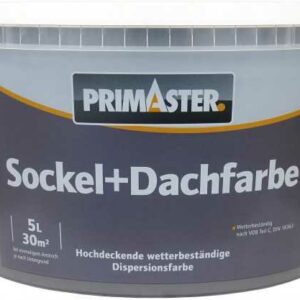 Primaster Sockel- und Dachfarbe 5L anthrazit matt