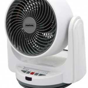 Primaster Tischventilator Turbo 45 W, Ø 24 cm, weiß, 3 Stufen, Timer, oszillierend