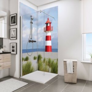 Schulte DecoDesign Foto über Eck Leuchtturm 90x210 cm ExpressPlus