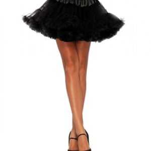 Schwarzer Leg Avenue Petticoat für Fasching