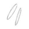 Smart Jewel Smart Jewel Smart Jewel Creolen diamantiert, Silber 925 Ohrring 1.0 pieces