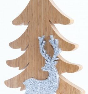 TrendLine Deko Holztannenbaum 15,5x5x26 cm