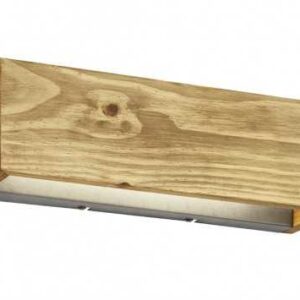 Trio LED-Wandleuchte Brad nickel antik, Holz, Up- & Downlight