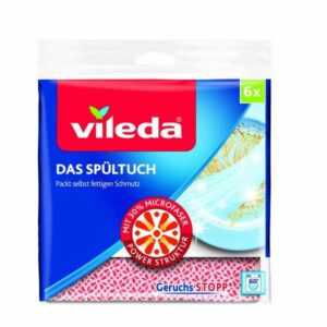 Vileda Spültuch 6-er Pack, 34 x 34 cm