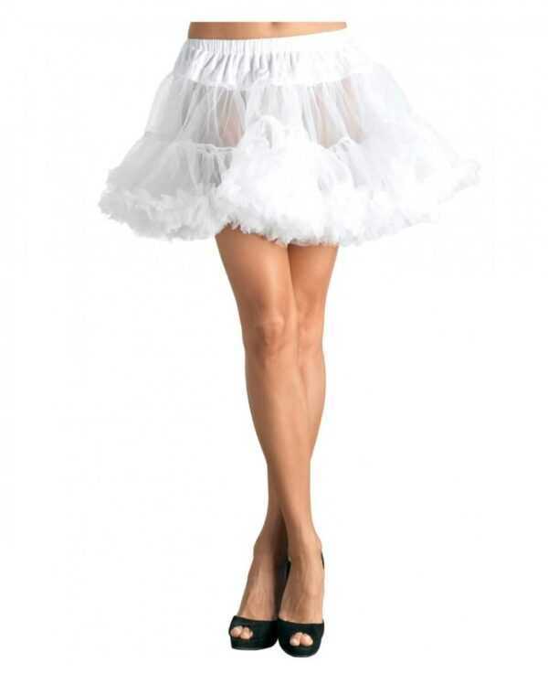 Weißer Leg Avenue Petticoat für Fasching