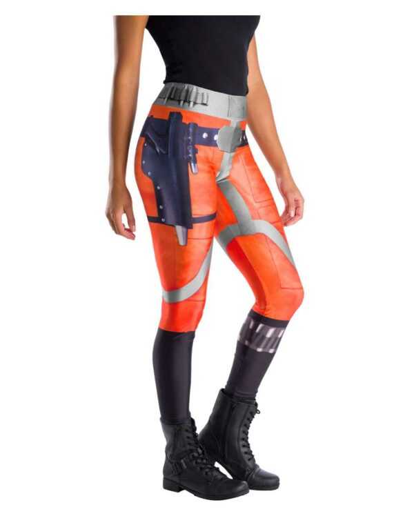 X-Wing Fighter Pilot Leggings als Star Wars Kostüm One Size