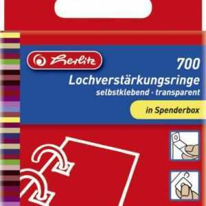 herlitz Lochverstärker 700er-Box, transparent