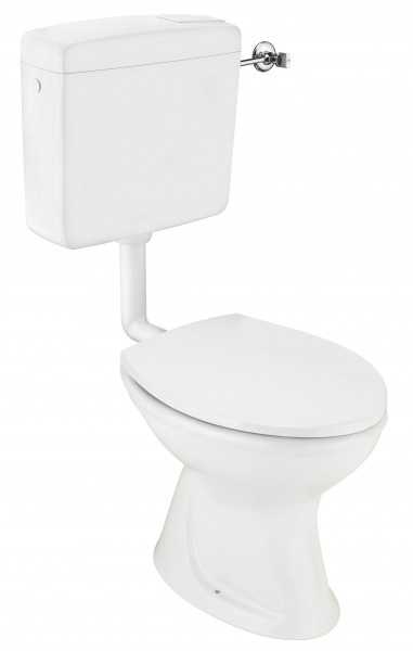 Cornat Komplett-Stand-Tiefspül-WC inkl. WC-Sitz, weiß