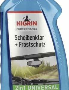 Nigrin Scheibenklar & Frostschutz -35°C Pfirsich 1L für Sommer und Winter