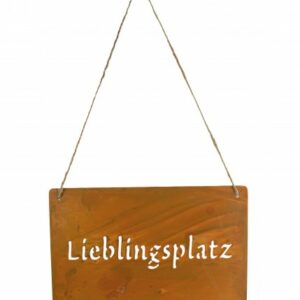 Riffelmacher Schild zum Hängen Lieblingsplatz 30 x 20 cm