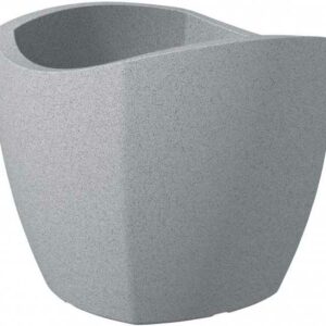 Scheurich Pflanzgefäß Wave Globe Cubo Serie 256 50 cm, granit grau