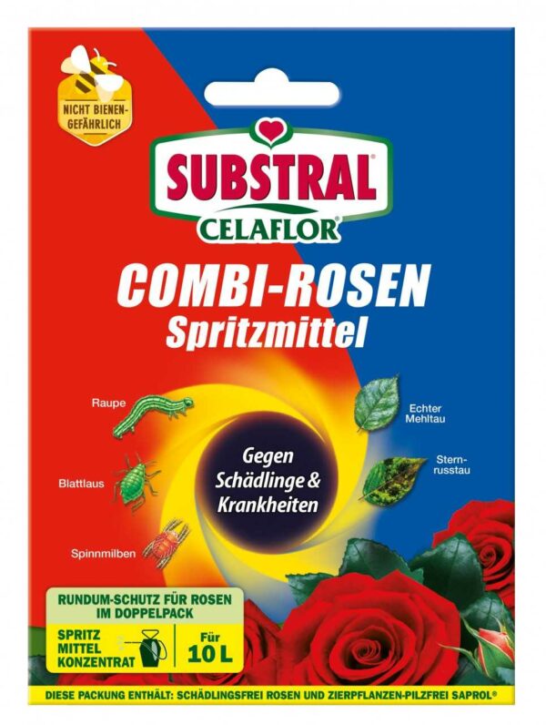 Substral Celaflor Combi-Rosen Spritzmittel - 1 x 15 + 2 x 4 ml