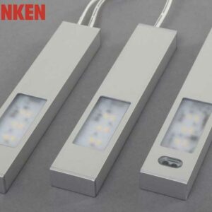 Telefunken LED Unterbauleuchten Thot 16 cm 3er Set, Infrarot-Sensor, aluminiumfarben