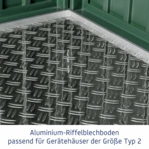 EcoStar Aluminium-Riffelblechboden Trend&Elegant Typ 2