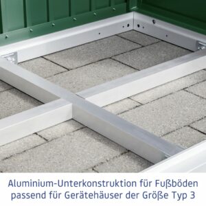 EcoStar Aluminium-Unterkonstruktion für Fußböden Trend&Elegant Typ 3