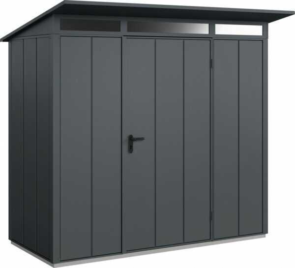 EcoStar Gerätehaus Elegant-P Typ 1 247,9 x 153 x 228,6 cm anthrazitgrau