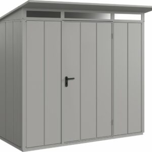 EcoStar Gerätehaus Elegant-P Typ 1 247,9 x 153 x 228,6 cm graualuminium