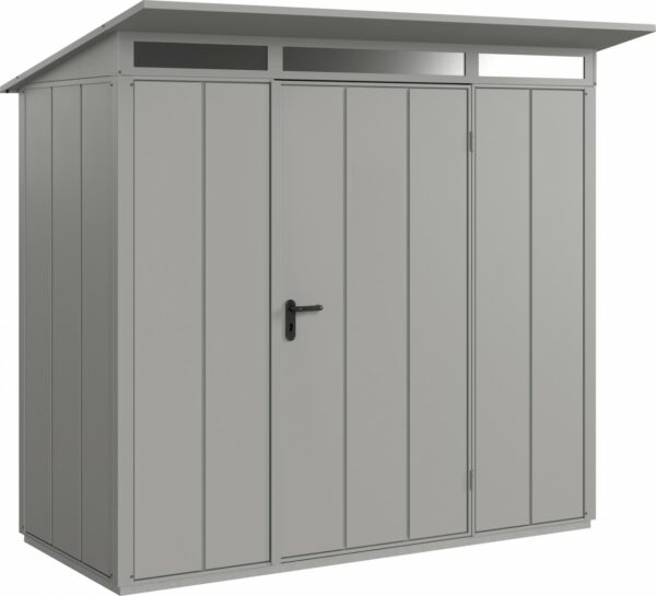 EcoStar Gerätehaus Elegant-P Typ 1 247,9 x 153 x 228,6 cm graualuminium