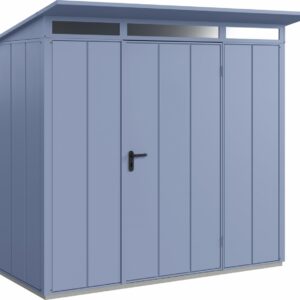 EcoStar Gerätehaus Elegant-P Typ 1 247,9 x 153 x 228,6 cm taubenblau