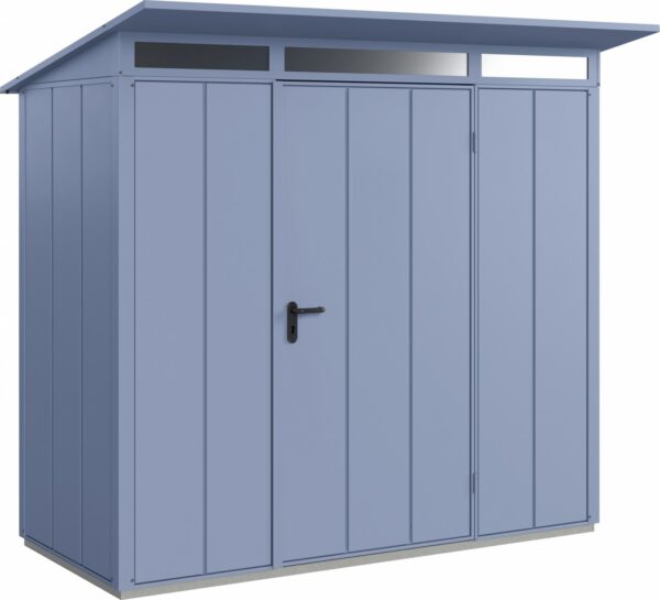 EcoStar Gerätehaus Elegant-P Typ 1 247,9 x 153 x 228,6 cm taubenblau