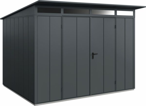 EcoStar Gerätehaus Elegant-P Typ 3 312,7 x 283,4 x 232,3 cm anthrazitgrau