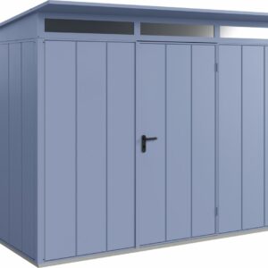 EcoStar Gerätehaus Elegant-P Typ 3 312,7 x 283,4 x 232,3 cm taubenblau