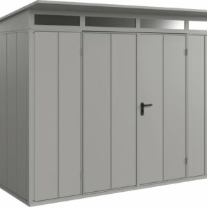 EcoStar Gerätehaus Elegant-P,Typ 3 312,7 x 283,4 x 232,3 cm graualuminium