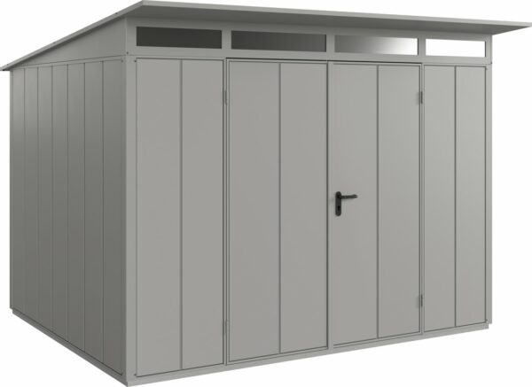 EcoStar Gerätehaus Elegant-P,Typ 3 312,7 x 283,4 x 232,3 cm graualuminium