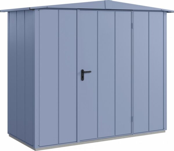 EcoStar Gerätehaus Elegant-S Typ 1 258,8 x 121,3 x 216 cm taubenblau