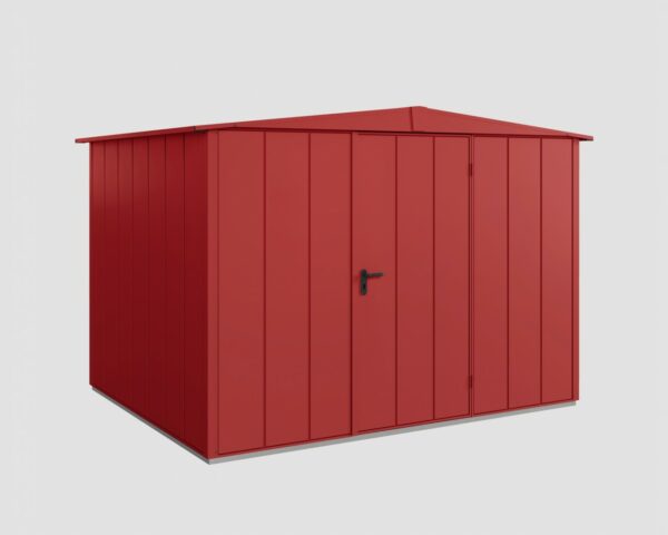 EcoStar Gerätehaus Elegant-S Typ 3 purpurrot 1 flg 323,6 x 247,7 x 219,4 cm