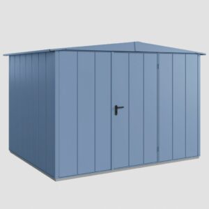 EcoStar Gerätehaus Elegant-S Typ 3 taubenblau 1 flg 323,6 x 247,7 x 219,4 cm