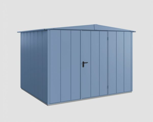 EcoStar Gerätehaus Elegant-S Typ 3 taubenblau 1 flg 323,6 x 247,7 x 219,4 cm