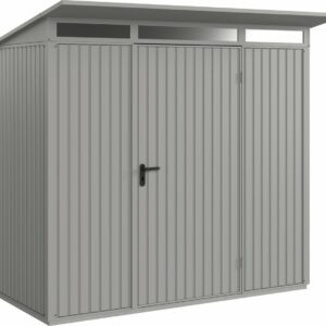 EcoStar Gerätehaus Trend-P Typ 1 247,9 x 153 x 228,6 cm graualuminium