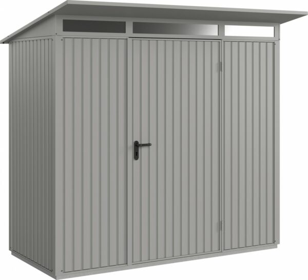 EcoStar Gerätehaus Trend-P Typ 1 247,9 x 153 x 228,6 cm graualuminium