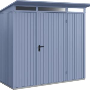 EcoStar Gerätehaus Trend-P Typ 1 247,9 x 153 x 228,6 cm taubenblau