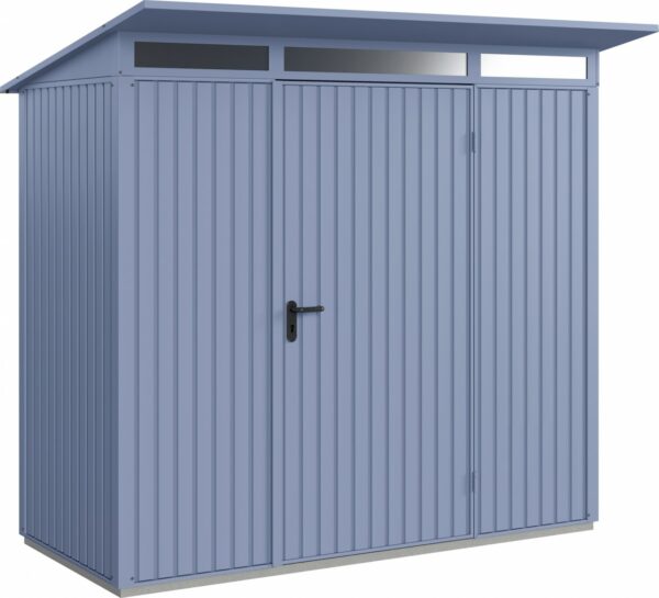 EcoStar Gerätehaus Trend-P Typ 1 247,9 x 153 x 228,6 cm taubenblau