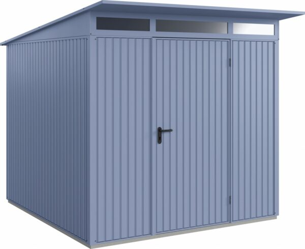 EcoStar Gerätehaus Trend-P Typ 2 247,9 x 283,4 x 232,3 cm taubenblau