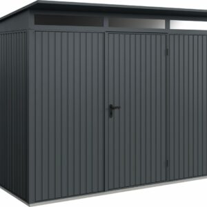 EcoStar Gerätehaus Trend-P Typ 3 312,7 x 283,4 x 232,3 cm anthrazitgrau