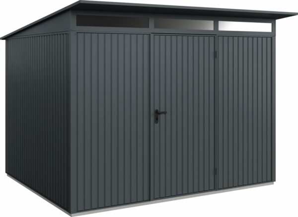 EcoStar Gerätehaus Trend-P Typ 3 312,7 x 283,4 x 232,3 cm anthrazitgrau